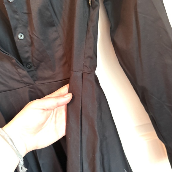 Express Mini Long Sleeved Shirt Dress Size 6 - Picture 5 of 7